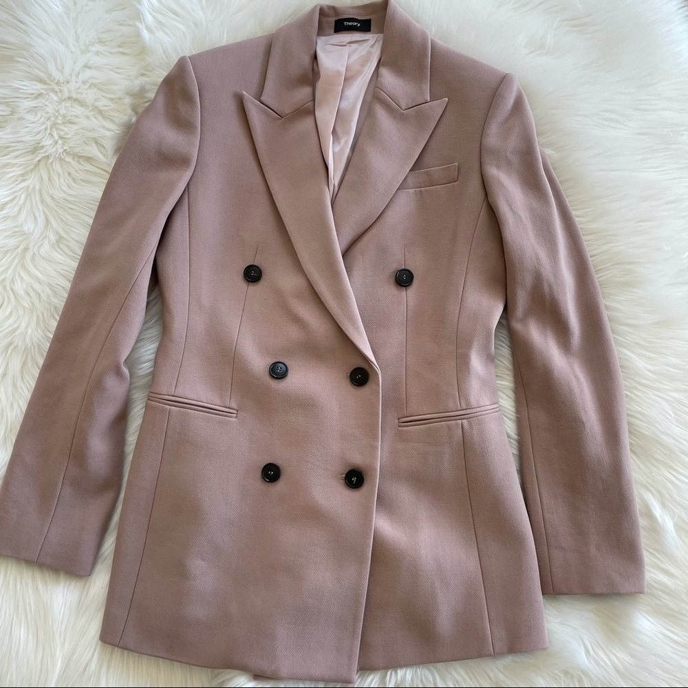 THEORY Stretch Wool Power Jacket - Picture 9 of 10